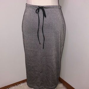 Express Silver Shimmer with black speck Skirt